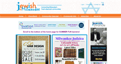 Desktop Screenshot of jewishinmilwaukee.com